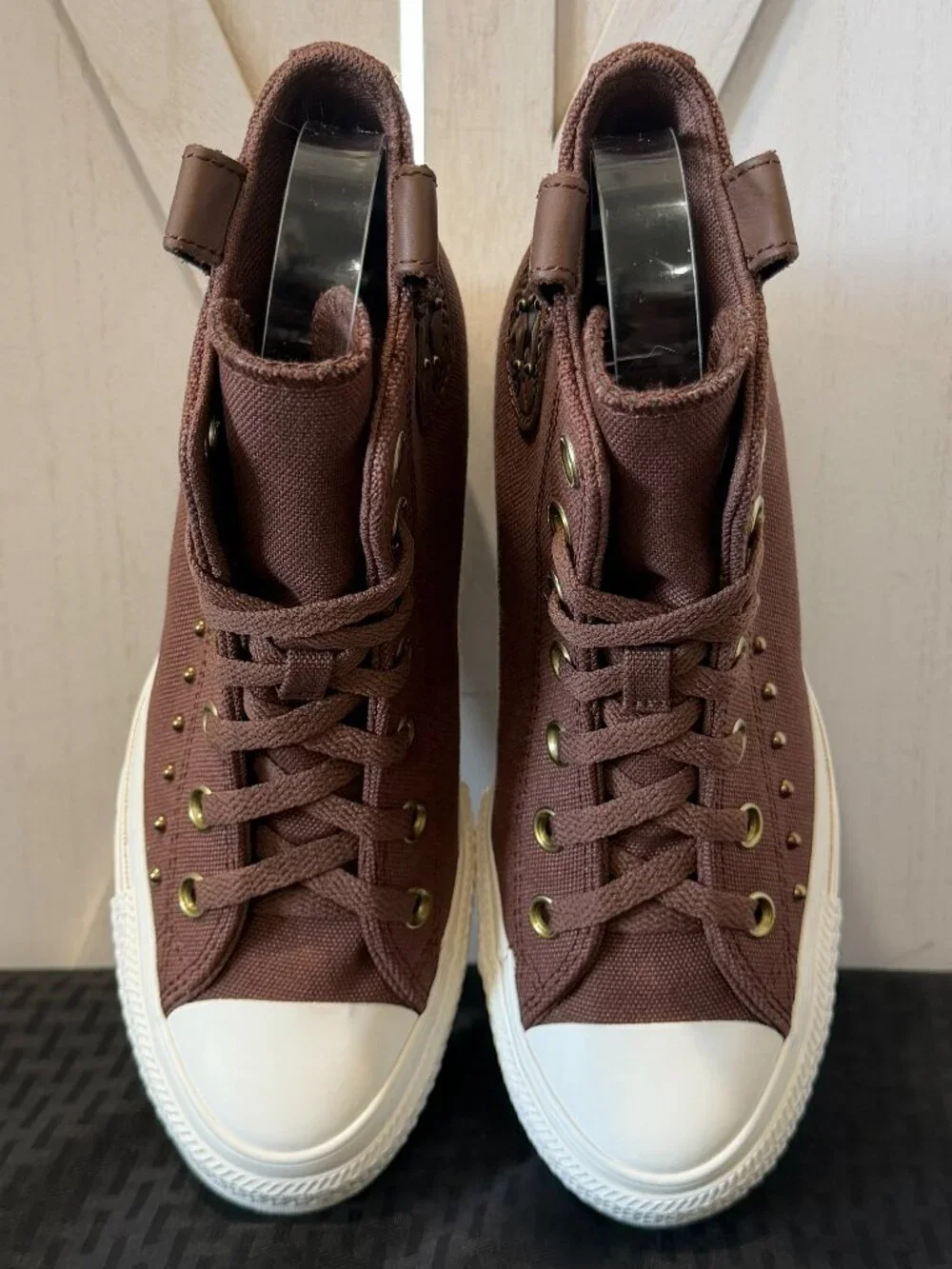 Converse Chuck Taylor All Star Studded Wedge Platform Sneaker